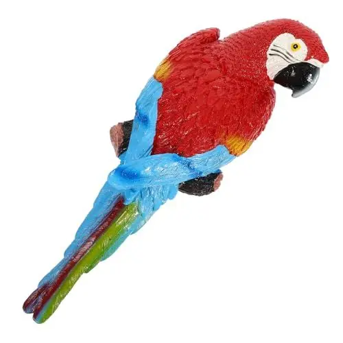 Produktbild: IMIKEYA Realistische Papageien-wanddekoration – Gartenornamente Für Vogeldekorationen