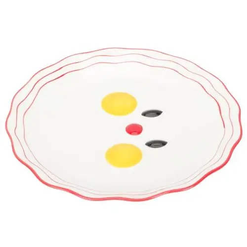 Produktbild: IMIKEYA Kinderteller-set Mit Geprägtem Design Keramik-salatteller Für Kinderpartys Geschirr-set