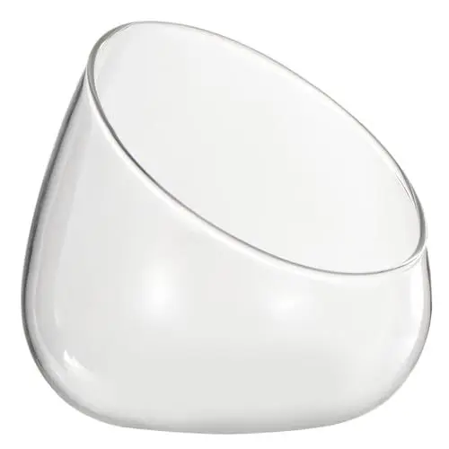 Produktbild: IMIKEYA Schräg geschnittene Glasvase: Glas Terrarium Pflanzenhalter Schräg Geschnittener Pflanztopf - Klarglasvase Sukkulentenhalter Tischdekoration