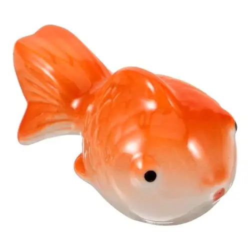 Produktbild: IMIKEYA Schwimmender Fisch Aus Keramik Mini-Porzellan-Fischfigur Aquarium-Schwimmer Teich-Landschaftsdekoration Für Aquarium Teich Schwimmbad