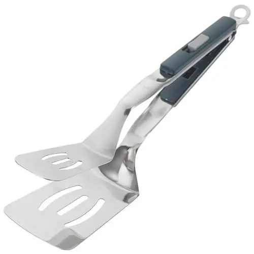 Produktbild: IMIKEYA Grillzange Edelstahl Steak Klemme Spatel Flipper Küchen Multifunktionssteak Clip Brot Gebratene Steakklemme Grillzange Hamburgerfleisch Gebratenen Fisch Grill Klemme zum Kochen