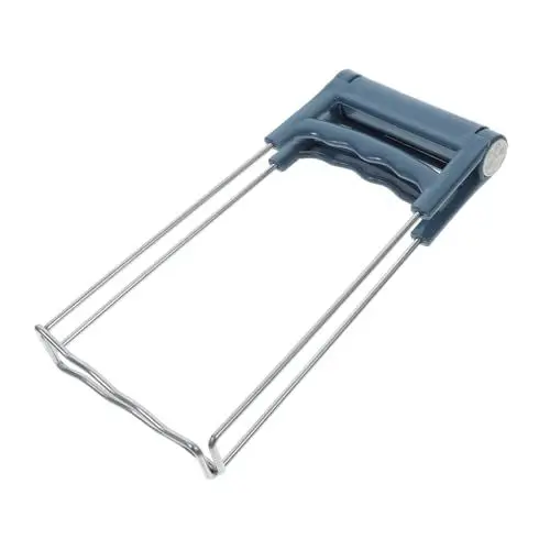Produktbild: IMIKEYA Topfgeschirr-clip Plattengreiferclip Gadget Pfannenklammern Tellerzange Clip Für Heizplatte Tellerschüssel Nuss Airfryer Töpfe Geschirrhalter Topfgreifer Korb Rostfreier Stahl Blue