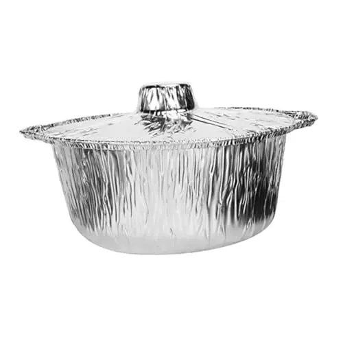 Produktbild: IMIKEYA Tragbarer Kochtopf Bbq-topf Aus Blechfolie für Outdoor-camping Lebensmittel-topf Aus Blech