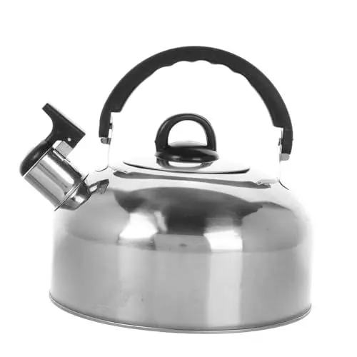 Produktbild: IMIKEYA Wasserkocher Aus Edelstahl Pfeifkessel Teekannen Für Den Herd Kochkessel Zum Kochen Von Wasser Pfeifender Teekessel Kaffeekocher Für Gasherde Silver Rostfreier Stahl