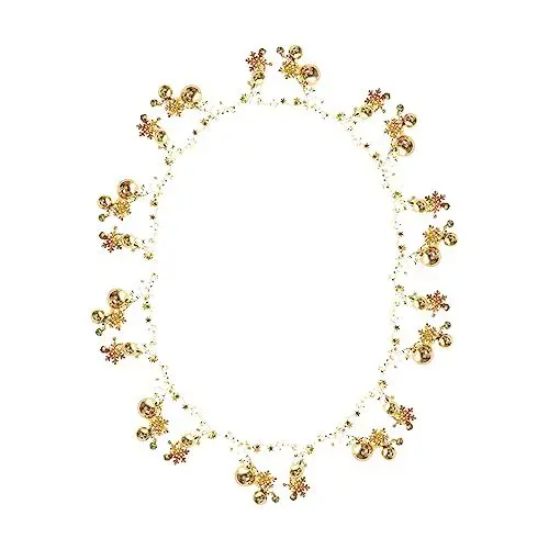 Produktbild: IMIKEYA Weihnachtskugeln Ornamente Metallgirlande Kette Dekorative Weihnachtshängekugeln Festliches