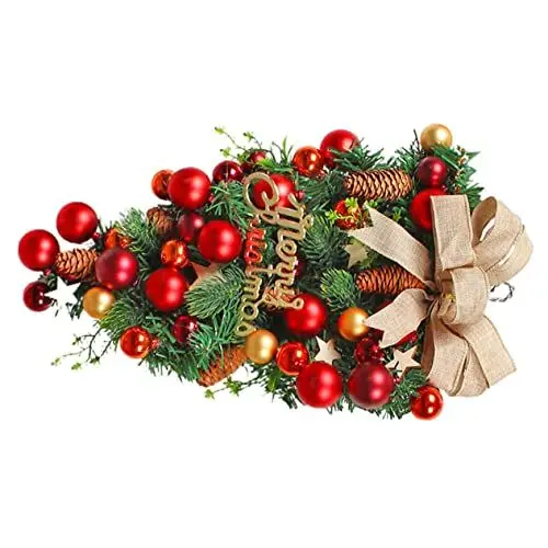 Produktbild: IMIKEYA Einzigartige Weihnachten Tür Kranz Vine Decor Urlaub Home Dekoration Weihnachten Party Zubehör Weihnachten