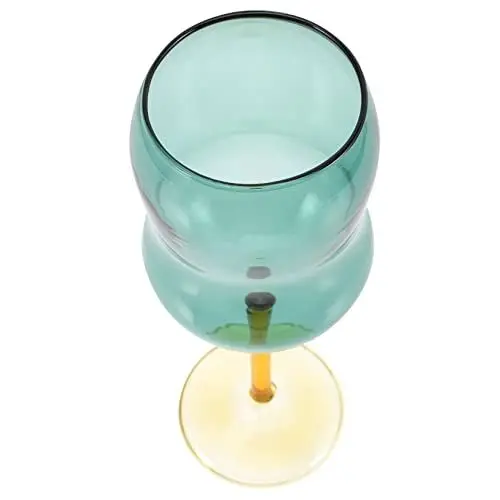 Produktbild: IMIKEYA Weinglas whiskey glasses wassernapf Margarita Cocktailbecher Weingläser gefärbt Glasdekor Tasse für Restaurant Weihnachtskelch Farbkontrast schmücken Multifunktionsbecher Zubehör