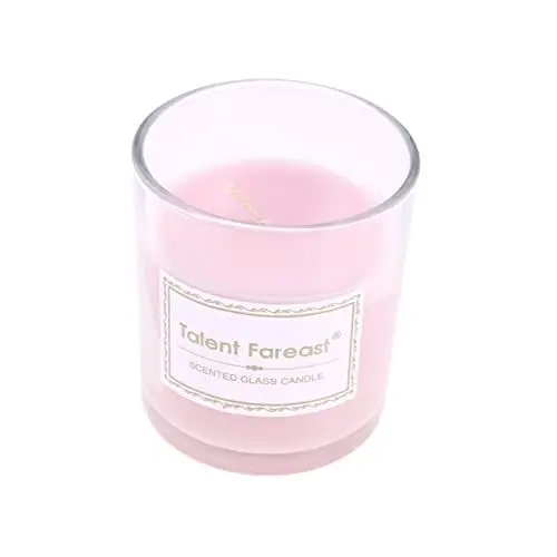 Produktbild: IMIKEYA romantische Gelkerze Luftgereinigtes Kerzenlicht Wachs mit Partyduft Duftwachs Aromatherapie duftendes Wachs Rosa