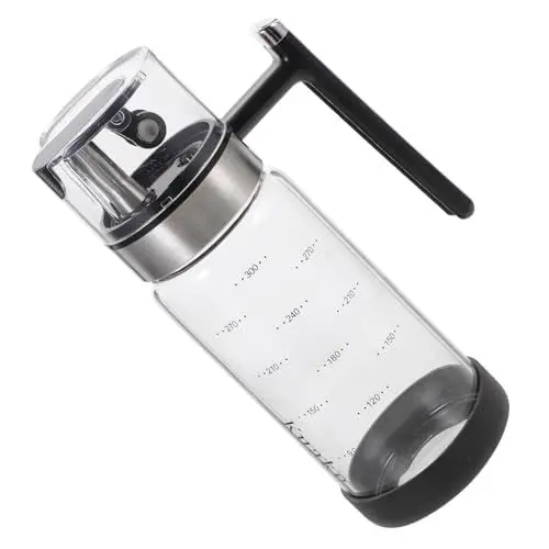 Produktbild: IMIKEYA stainless steel inoxlm soya sauce buerostuehle maßstab Schoß Gewürzbehälter Öl- und Essigkrüge Ölbehälter Ölsprühflasche edelstahl behälter Glas Spender Lecythus Olivenöl Ölkanne