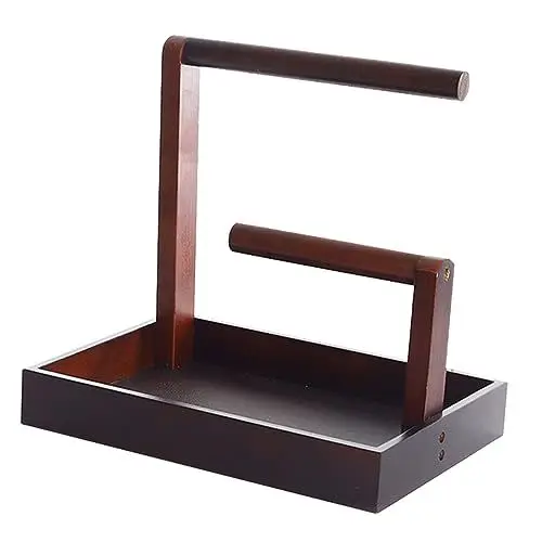 Produktbild: IMIKEYA storage shelves abstellständer stung Armreifhalter Uhrenständer dekorativer Schmuckständer Armbandhalter-Organizer Zubehör Schlüsselhalter Haushalt Rack Ausstellungsstand hölzern