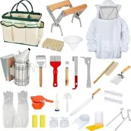 Produktbild: Imker Zubehör,Imkereibedarf Zubehör,Imker Set,Imkerbedarf, 30-teiliges Bienenzucht-Starter-Set,J-Haken, Rahmengriff, Imkerei-Werkzeuge und Zubehör, für Imkereibedarf, Starterset