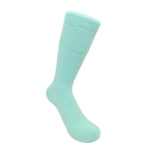 Produktbild: iMongol Pure Cashmere Damen Herren Herren Unisex Rundwadenstrümpfe Halbschaft Causal dick Luxus Socken, Blau