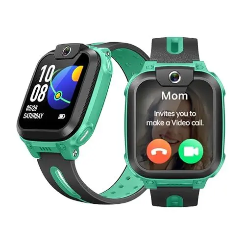 Produktbild: imoo Smartwatch für Kinder Watch Phone Z1, 4G Kinder-Smartwatch-Telefon mit langanhaltendem Video-und Telefonanruf, Kinder-GPS-Uhr mit Echtzeit-Ortung und Wasserdichtigkeit IPX8 (Grün)