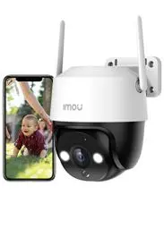 Produktbild: Imou 3K/5MP Überwachungskamera Aussen 360° PTZ WLAN IP Kamera Überwachung Aussen, KI-Personen-/Fahrzeugerkennung, 30m Vollfarbige Nachtsicht, Automatische Verfolgung, Zwei-Wege-Audio, Sirene, IP66