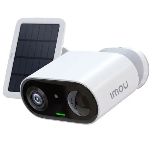 Produktbild: Imou 2K Überwachungskamera Aussen Akku Solar, WLAN IP Kamera Überwachung Aussen Kabellos mit KI-Personenerkennung, Farbnachtsicht, 2-Wege-Audio, Vlog-Modus, Sirene, IP65, Kompatibel Alexa