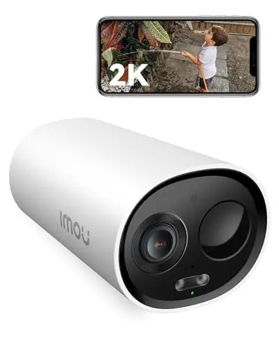 Produktbild: Imou 2K Überwachungskamera Aussen Akku mit PIR+AI Personen-/Bewegungserkennung, WLAN Kabellose IP Überwachungskamera Außen, Farbnachtsicht, Zwei-Wege-Audio, Sirene, Modus Privat, IP66