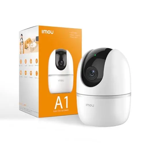 Produktbild: Imou A1 4MP - Indoor Micro Dome Smart Camera, Super HD 2K with Auto Tracking, AI Human & Abnormal Sound Detection, 4MP, H.265, Auto Tracking Pan & Tilt, 2 Way Audio, Wide Angle Lens