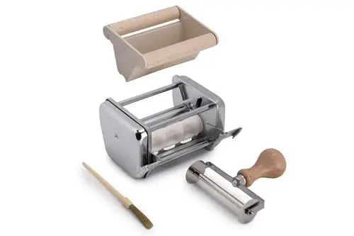 Produktbild: Imperia Raviolimaker3 Classica Linie Zubehör für Raviolimaschine 3x3cm. Hergestellt in Italien. Zubehör für Nudelmaschinen aus Stahl. Ravioli-Zubehör kompatibel mit der Imperia Nudelmaschine.