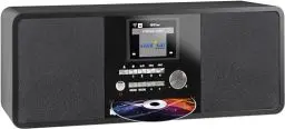Produktbild: Imperial DABMAN i200 CD Internetradio / DAB+ Radio Digitalradio mit CD Player (Stereo Sound, Internetradio / DAB+ / DAB / UKW, WLAN, LAN, Bluetooth, Aux-In, Line-Out, Spotify) schwarz