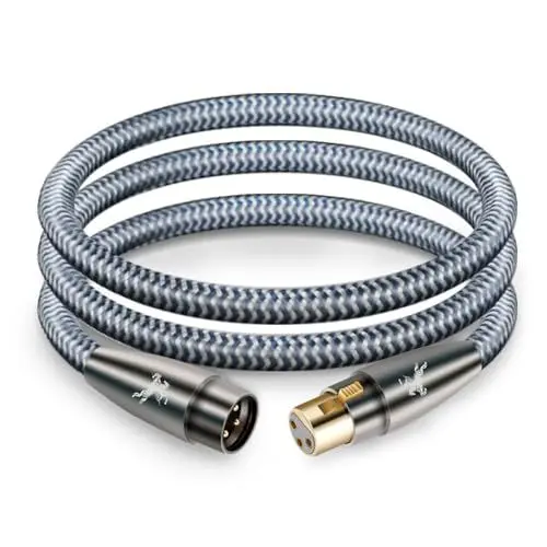 Produktbild: Impeto Audiophile hifi XLR Kabel, Mikrofonkabel XLR Stecker auf Busche Kabel Kompatibel mit Mikrofone oder andere Studio Ausrüstung an einen PA, Mischpult oder Aktivlautsprecher -3,0 M