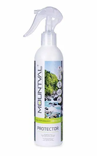 Produktbild: Mountval Imprägniermittel Protector Imprägnieren von Outdoor-Schuhen aus Textilgewebe, Nubuk-, Wild und herkömmlichen Leder | Geeignet für Gore-TEX
