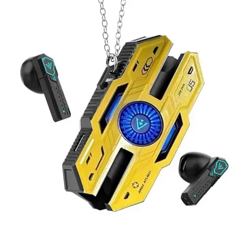 Produktbild: In Ear Gaming Kopfhörer kabellos Bluetooth Wireless Earbuds Headset mit Mikrofon Gaming mit Extrem Niedriger Latenz im Spiel Musik Dual-Modus im Ohr Headset mit Mikrofon LED Anzeige mit Ladecase