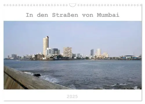 Produktbild: In den Straßen von Mumbai (Wandkalender 2025 DIN A3 quer), CALVENDO Monatskalender