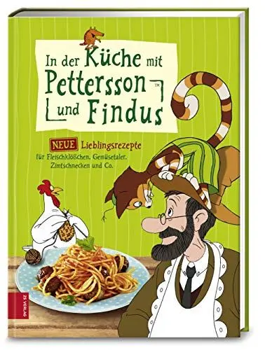 Produktbild: In der Küche mit Pettersson und Findus: Neue Lieblingsrezepte für Fleischklößchen, Gemüsetaler, Zimtschnecken und Co.