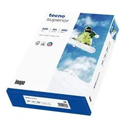 Produktbild: inapa Drucker-/ Kopierpapier tecno Superior: 160 g/m², A4, 250 Blatt, hochweiß