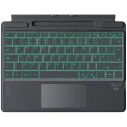 Produktbild: Inateck Surface Pro 9 Tastatur,Kompatibel mit Surface Pro 11/10/9/8/X, mit Touchpad,Surface Tastatur Bluetooth 7-Farben mit Hintergrundbeleuchtung und Stifthalter, KB05113