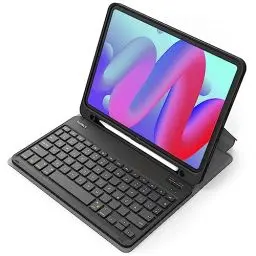 Produktbild: Inateck Tastatur Hülle kompatibel mit iPad Air 6 11 Zoll 2024, iPad 10 Gen. 2022, iPad Air 5/4 (2022/2020) 10,9 Zoll, iPad Pro 11 4/3/2/1, QWERTZ, mit Stifthalter, Abnehmbar, KB04002