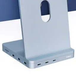 Produktbild: Inateck USB C Hub für iMac, Dockingstation Kompatibel mit iMac 24 Zoll 2021/2023, USB 3.2 Gen 2, 8-in-1 Aluminium USB Hub mit NVMe SSD Gehäuse, USB C 10 Gbit/s und SD/TF Kartenleser, DK2001