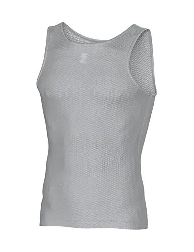 Produktbild: INBIKE Radtrikot Herren Ärmellos Rennrad Trikot Kurzarm Fahrradweste Sommer Leicht Sport Unterhemd Atmungsaktiv Reflektierend Radweste Grau M-L