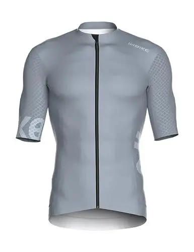 Produktbild: INBIKE Radtrikot Herren Kurzarm Fahrradtrikot Sommer Atmungsaktiv Trikot Fahrrad Rennrad Shirt Fahrradbekleidung Grau L