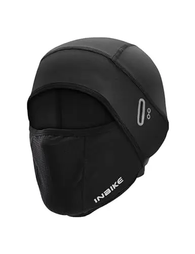 Produktbild: INBIKE Sturmhaube Sommer Motorrad Fahrrad Herren Damen Kühlung Balaclava Elastisch UV Schutz Halbe Maske Atmungsaktiv Leicht Gesichtsmaske Ohne Hals