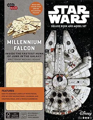 Produktbild: INCREDIBUILDS: STAR WARS: MILLENNIUM FALCON DELUXE BOOK AND MODEL SET