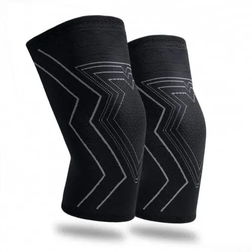Produktbild: INDEEMAX 2er Pack Kniebandage Damen und Männer, Kompression Kniestütze für Arthritis, Meniskus, ACL, Sport, Laufen, Fußball, Atmungsaktiv Knie Bandage mit Anti Rutsch Silikonstreifen