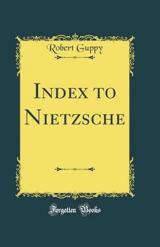 Produktbild: Index to Nietzsche (Classic Reprint)