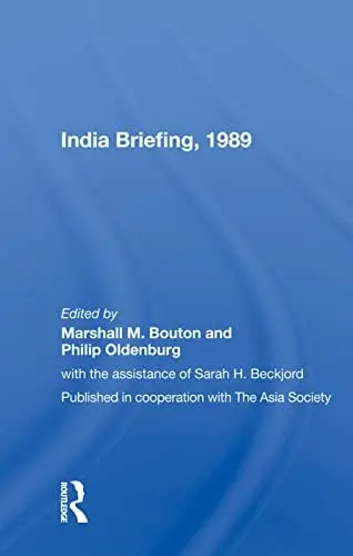 Produktbild: India Briefing, 1989