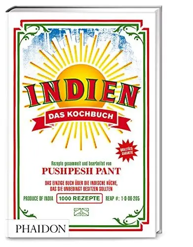 Produktbild: Indien – Das Kochbuch: Die Bibel der indischen Aromen-Vielfalt mit über 1000 Rezepten aus allen Regionen