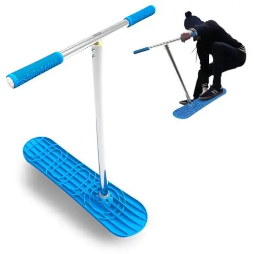 Produktbild: Indo SnowScoot – Ultimativer Schneescooter für Kinder & Erwachsene – Perfekter Hinterhofspaß mit glattem Schleifboden – Ideales Kinder-Schnee-Spielzeug für kleine Hügel