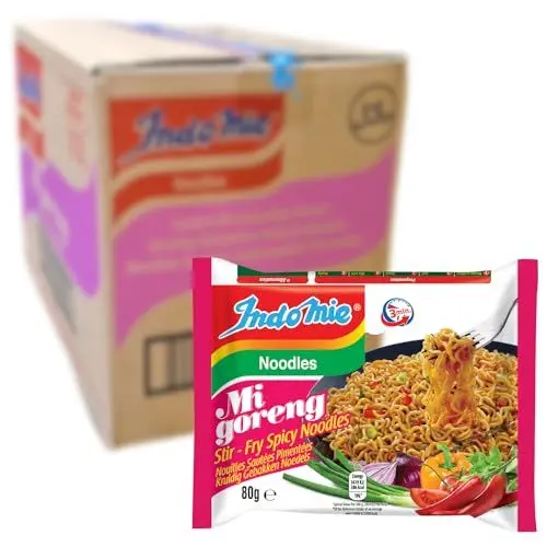 Produktbild: INDOMIE - Instant Nudeln Mi Goreng Pedas - Multipack (40 X 80 GR)
