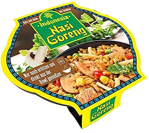 Produktbild: Indonesia Bowl Nasi Goreng Fertiggericht mit Gemüse, Reisgericht mit Hühnerfleisch, 400 gramm