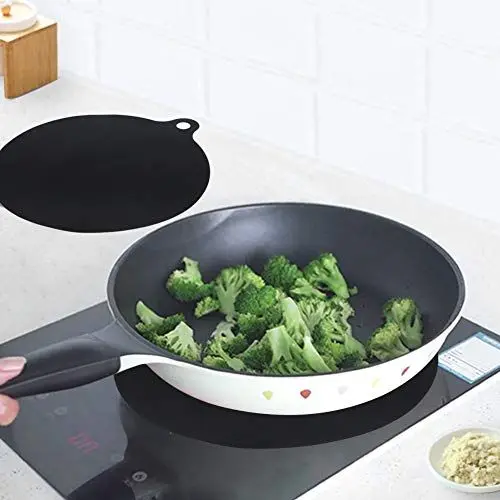 Produktbild: Induktionsherd-Pad, Saubere Matte, Runder Utensilienschutz, rutschfeste Mattenisolierung Zum Schutz für Platin für Ebene Backmatten