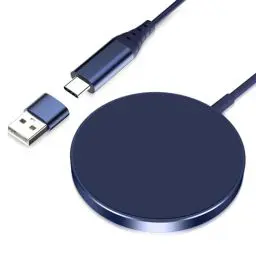 Produktbild: Magnetische Wireless-Ladegerät für iPhone, Induktives kabelloses Ladepad Kompatibel mit iPhone 16 15 14 13 12 Pro Max Plus Mini, Magnetic Wireless Charging Pad for Air-Pods 3 2 Pro -Ultraleicht