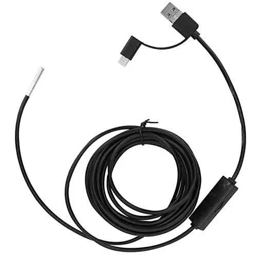 Produktbild: Industrieendoskop, Endoskopkamera Wireless 3 in 1 für Android Typ C Wasserdichtes Endoskop 3,9-mm-Objektiv Wasserdichtes Endoskop für die Industrie (3,5 m langes Kabel)