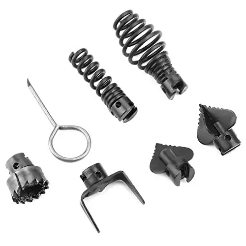 Produktbild: Industrielagen, Befestigungsteile, Abflussreinigungsgeräte7-teiliger 16 Mm Mangae-Stahl-Abflussreiniger, Pipeline-Baggerschneidekopf