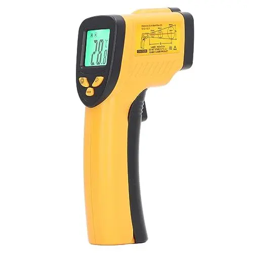 Produktbild: Industrielles Infrarot-Thermometer, Berührungslos, Handlich, Temperaturmessung von 50 Bis 550 Grad Celsius, für Heißwasserleitungen, Wärmemaschinenteile, Kochflächen und Mehr