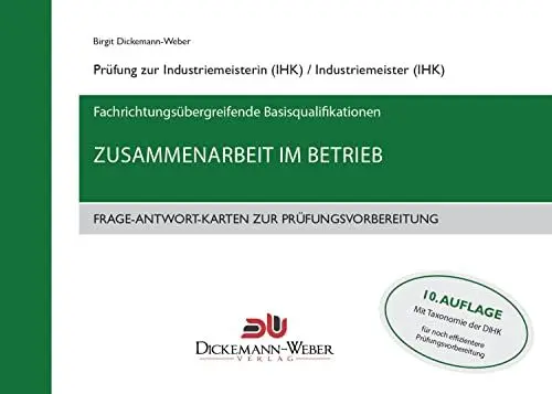 Produktbild: Industriemeister - Frage-Antwort-Karten: Zusammenarbeit im Betrieb ZIB