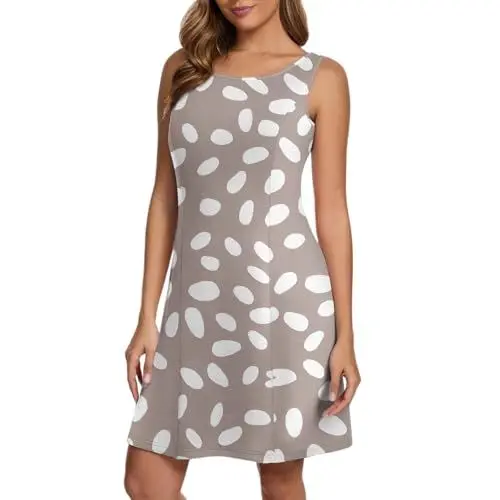 Produktbild: Infinity Dress Kleid Langarm Trauzeugin Damen Schulterfreies Blusenkleid Floral Apricot Kleider Plisseerock Lange Elegant Braun M